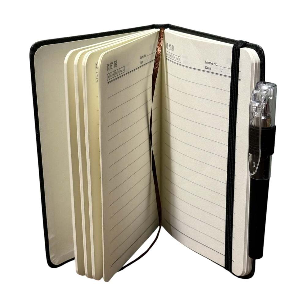 Black Tree of Life Embossed Small Hardcover Lined Journal with Pen - Picture 3 of 6